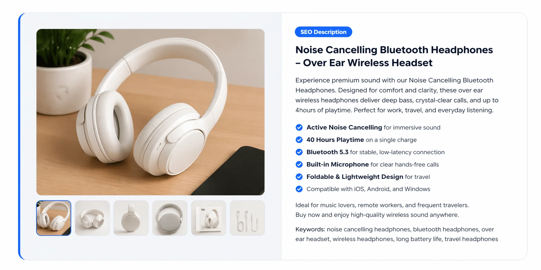 Product Photo → SEO Description