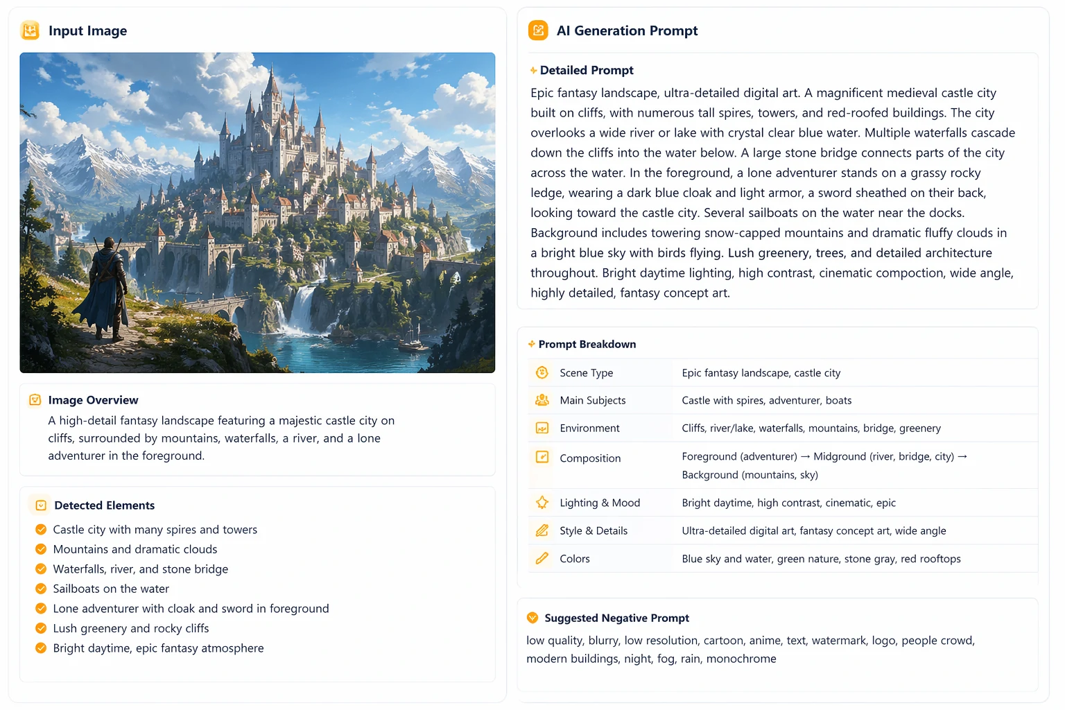 Any Image → AI Generation Prompt